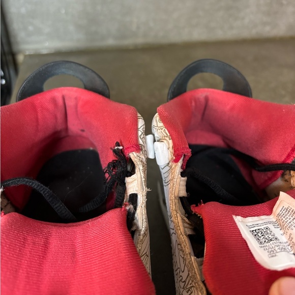 Nike Air Jordan Dub Zero Varsity Red 2022 Super school Size 4 Youth / 5.5 Women - Picture 10 of 14